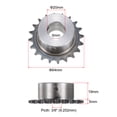 thumbnail image 2 of ISO/DIN 06B-1 Roller Chain Sprocket B Type 20mm Bore, 3/8" Pitch, Hardened 20 Tooth, 2 of 5