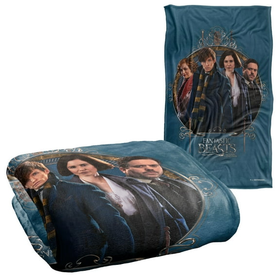 Fantastic Beasts Blanket, 36"x58" Where to Find ThemSilky Touch Super Soft Throw Blanket