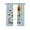 blue, variant on Sunflower Blackout Curtains, Light Blocking Print Window Curtains, Teal Green Check You Are My Sunshine Bee Thermal Insulated Window Drapes for Living Room Kitchen Cafe 2 Panels, 104"W x 90"L