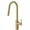Brushed Bronze, variant on Gerber D454058 Parma 1.75 GPM Single Hole Pull Down Kitchen Faucet - Bronze