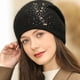 thumbnail image 5 of sweethay Gorro de invierno para mujer, gorro de cristal para clima frío y cálido, gorro transpirable térmico decorativo, ropa informal para la cabeza, Accesorios de disfraces Rojo sweethay AP013158-02, 5 of 6