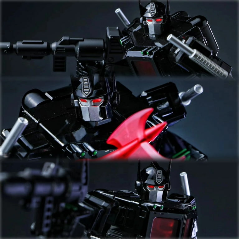YOLOPARK Transformers G1 Nemesis Prime: Action Figure 20 Cm Con Armi, Luci LED E Matrice Della Leadership