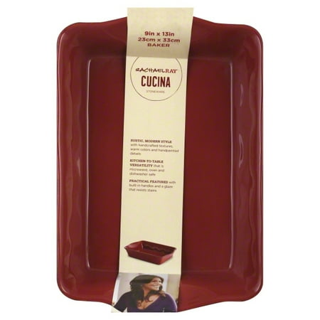 Large Rectangular Baker - Rachael Ray Cucina Stoneware 9
