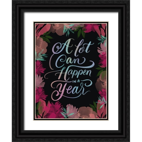 Batista, Dee 25x32 Black Ornate Wood Framed with Double Matting Museum Art Print Titled - Year