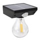 thumbnail image 1 of Lámpara solar retro de pared Luces de bombilla solar ABS para decoración de jardín de pasillo de patio (B) JShteea El nuevo, 1 of 1