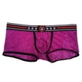 thumbnail image 1 of Pantalones cortos transparentes con de encaje para hombre Calzoncillos tipo baúl Ropa interior de tiro bajo METRO Baoblaze Ropa interior sexy, 1 of 8
