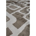 thumbnail image 5 of Exquisite Rugs Koda Brown/Silver Bamboo Silk handloomed Area Rug, 5 of 5