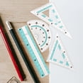 thumbnail image 4 of Miangastore 1 Set of Multi-functional Ruler Kit Compass and Protractor Kids Drawing Stationery, 4 of 9