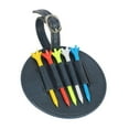 thumbnail image 2 of Bolsa de Tees de Golf, bolsa portátil de cuero PU, regalos para golfistas, contenedor, estuche de exposición, riñonera, soporte profesional para Tee Azul oscuro, 2 of 8