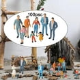 thumbnail image 6 of Miniature Hand Painted Figures Scenery Assorted Poses Tiny Toys Dolls Decor 20pcs 30th, 6 of 8