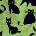 thumbnail image 6 of Ultra-Soft Black Cat Print Fleece Throw Blanket – Cozy All-Season Comfort for Sofa, Bed, Camping, Car & Travel – Machine Washable 100% Polyester, Playful Contemporary Design, 6 of 7