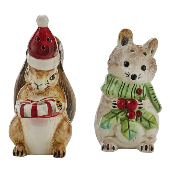Park Designs Farmhouse Snowman Salt and Pepper Set