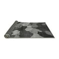 thumbnail image 2 of Ahgly Company Indoor Square Abstract Gray Modern Area Rugs, 3' Square, 2 of 4