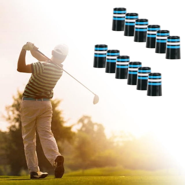 12 Virolas Accesorios de cubierta de Azul shamjiam Férulas de hierro para golf