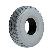 AlveyTech 3.00-4 (10"x3", 260X85) Foam-Filled Mobility Tire (2-5/8" Bead Width) with Durotrap C9210 Tread