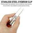 thumbnail image 3 of LED Light Eyebrow Tweezers, Stainless Steel Eyebrow Tweezer, Precision Eyebrow Hair Removal Tool with LED Light for Ingrown Hair and Fine Hair, Portable Travel Size with Anti-Slip Handle, 3 of 8