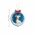 thumbnail image 2 of Ice Crystal Cave Ornament - Acrylic 2D Decorative Ornament for Holiday Decor, Versatile Wall, Tree, and Entryway Accent with Dimensional Depth and Snowflake Accents, 2 of 6