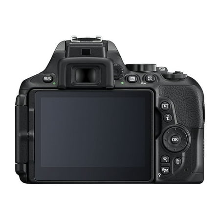 Nikon - D5600 DSLR Video Two Lens Kit with 18-55mm and 70-300mm Lenses - Black