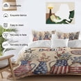 thumbnail image 4 of Farmhouse 4th of July Bedding 3 Piece Duvet Cover Set Full Size, American Country Star Botanical Soft Microfiber Comforter Cover with Zipper Closure & Pillowcases, Wrinkle & FadeResistant Quilt Cover, 4 of 9