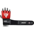 thumbnail image 2 of RDX MMA Fight Gloves for Grappling and Martial Arts, Open Palm Maya Hide Leather Sparring Mitts, Good for Cage Fighting, Kickboxing, Punching Bag, Muay Thai Training and Combat Sports, 2 of 9