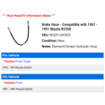 thumbnail image 2 of Brake Hose - Compatible with 1987 - 1991 Mazda B2200 1988 1989 1990, 2 of 2