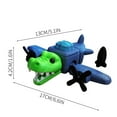 thumbnail image 3 of Italian Brainrot Animals Bombardiro Crocodilo Italian Brainrot Bombardiro Crocodilo Action Figure Collectible,Funny Desk Decor Gift for Collectors, 3 of 3