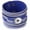 Blue, variant on Snap Jewelry Wide Cuff Bracelet with Blue Rhinestones and Adjustable Suede Strap 18MM