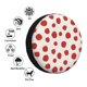 thumbnail image 4 of Balery Abstract Red Polka Dot Cubiertas para Neumáticos - Protector Resistente para Neumáticos de Camioneta, SUV, Remolque, Camper y RV-17 inch, 4 of 6