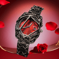 thumbnail image 4 of Reloj de Cuarzo Esqueleto Biomecánico para Hombre, Reloj de Pulsera de Acero Inoxidable Hueco Irregular, 4 of 6