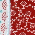 thumbnail image 5 of Gibson  Home Village Vines 13.5In Ceramic 3 Section Tray in Red, 5 of 5