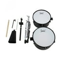 thumbnail image 5 of 13" & 14" Timbales Drum Set with Stand and Cowbell Percussion Instrument, Black, 5 of 10