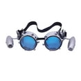 thumbnail image 1 of Gafas estilo Steampunk Zulema Disfraz de Halloween Argenta brillante, 1 of 7