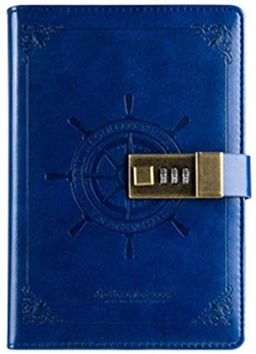 Digital Password Journal Combination Lock Diary Locking A6 Refillable Leather Journal Blue Golden 7c4dbcf2 1d92 469c 8087 6499616d2933.dc1a919450ecbd3d4e065af76e58cd15