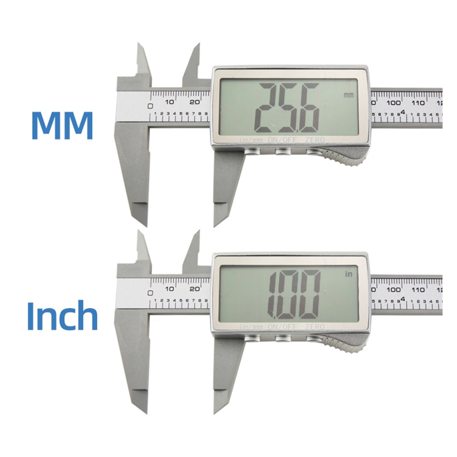 Plastic Digital Caliper Carbon Fiber Metric Electronic Vernier Calipers Woodworking Tools Micrometer