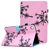 Allytech Case for Samsung Galaxy Tab A8 10.5" X200, Slim Fit Flip Folio Kickstand Shockproof Smart Cover Auto Sleep Wake Full Protection Case Cover for Samsung Galaxy Tab A8 10.5" SM-X200 - Blossom