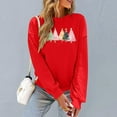 thumbnail image 6 of ‌FDGIU Christmas Sweatshirt for Women 2025 – Merry Holiday Pullover, Cozy Long Sleeve Loose Fit Top‌, 6 of 6