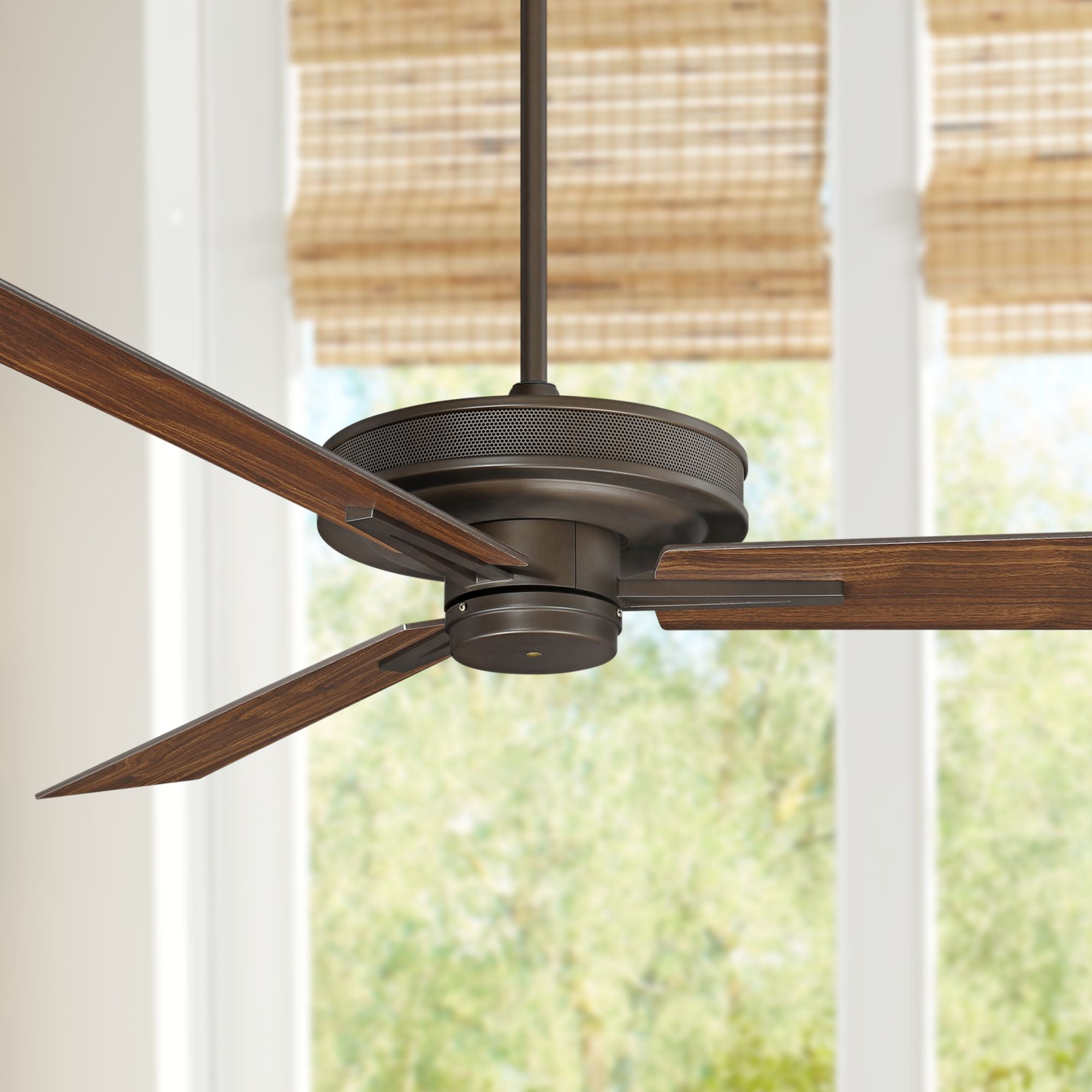 60" Casa Vieja Modern Outdoor Ceiling Fan with Remote Oil Rubbed Bronze
