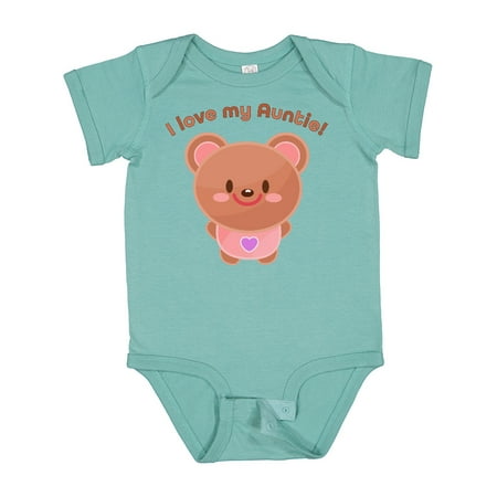 

Inktastic I Love My Auntie- Cute Baby Bear Gift Baby Boy or Baby Girl Bodysuit