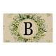 thumbnail image 1 of Felpudos con letras para puerta delantera, decoración Floral, felpudos con iniciales, entrada al aire libre, decoración de apellidos para el hogar, interior y exterior, 1 of 3