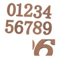 thumbnail image 4 of Wooden Numbers Sticker, 0 To 9 10 Pcs Wooden Numbers Wood Crafts  For Photo Album Stickers For Handmade Decorations For DIY Craft, 4 of 8