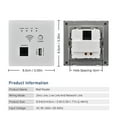 thumbnail image 2 of NFTIGB In-Wall Wireless WiFi Router 300M AP Access Point USB Charging Socket Wall Mount Wi-Fi Router Beige (3.35 inches / 8.5 cm), 2 of 2