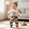 thumbnail image 6 of HFHAPW Newborn Baby Boy Thanksgiving Outfit My First Thanksgiving Romper Turkey Long Pants Hat 3Pcs Clothes Set 0 3 6 9 12 18 24 Months(Beige,6-9 M), 6 of 9
