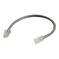 thumbnail image 2 of C2G-25ft Cat6 Non-Booted Unshielded (UTP) Network Patch Cable - Gray - Category 6 for Network Device - RJ-45 Male - RJ-45 Male - 25ft - Gray, 2 of 4