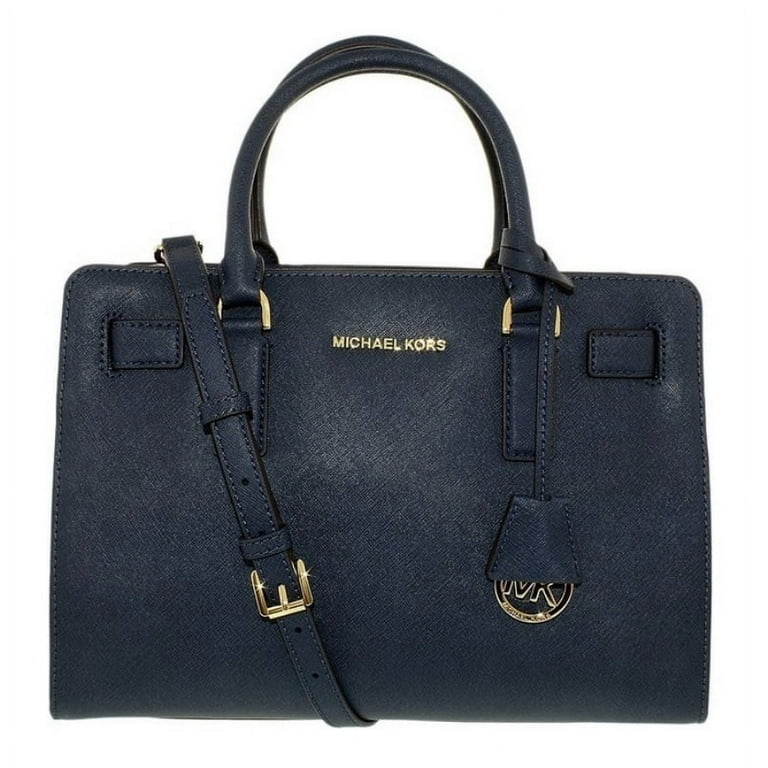 MICHAEL Michael Kors Dillon Top Zip E W Satchel Navy