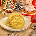 thumbnail image 6 of 4 Piece Personalized Christmas Cookie Stamp with Cutter, Custom Merry Christmas Cookies Handcrafted Gift for Baking, 6 of 6