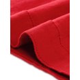 thumbnail image 6 of DARING DIVA Women's Plus Button Closed Cropped Denim Jacket 4X Red, 6 of 6