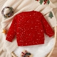 thumbnail image 7 of Zshosam Christmas Sweatshirts for Teen Girls Trendy Infant Toddler Baby Boy Girl Christmas Sweatshirt Long Sleeve Crewneck Pullover Sweater Top Size 18 24 Months,(Red 18-24 Months), 7 of 7