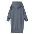 thumbnail image 6 of Women's Casual Oversized Fleece Hoodie Sweatshirts Loose Pullover Tunic Fall Outfits S~3X, 6 of 7