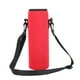 thumbnail image 1 of Funda térmica para botella de agua para deportes al aire libre, funda a prueba de quemaduras, funda con correa (roja), 1 of 13
