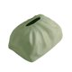 thumbnail image 4 of Dispensador de pañuelos faciales arrugados para oficina, estuche decorativo para coche Verde, 4 of 9